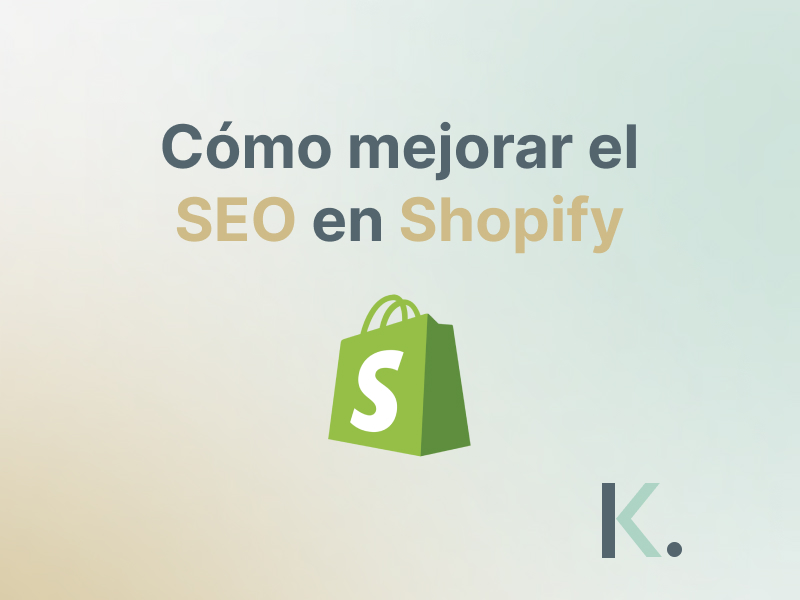 Portada para mejorar el SEO de Shopify