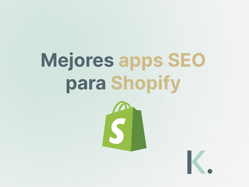 Portada de mejores aplicaciones SEO para Shopify
